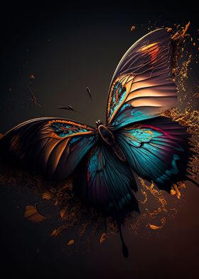 Butterfly Sky Night