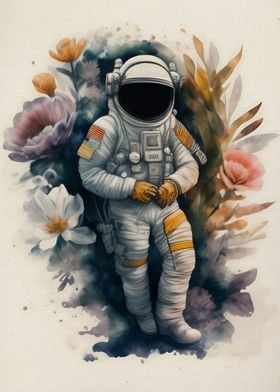 Floral Astronaut