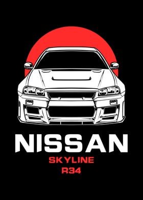 Nissan R34 GTR