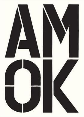 am ok Christopher Wool