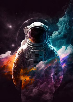 astronaut in space