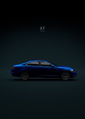 2009 Jaguar XF Blue