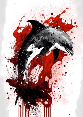 Portrait of a Dolphin