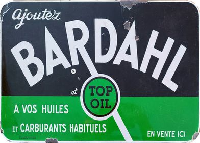 Bardahl Oil Vintage Sign