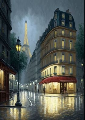 Rainy Paris