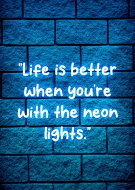 neon quotes 