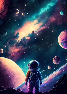 astronaut in space