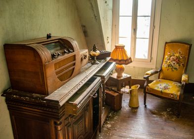 Old chair and furniture