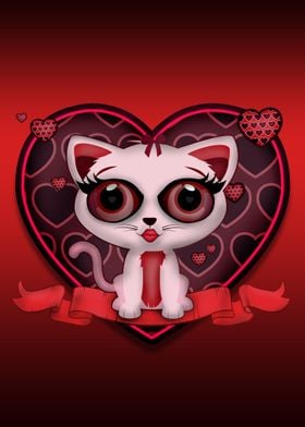 Valentine Kitten