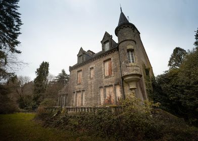 Abandoned haunted mansion