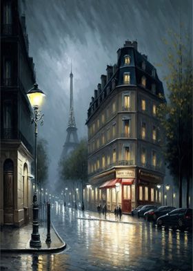 Rainy Paris