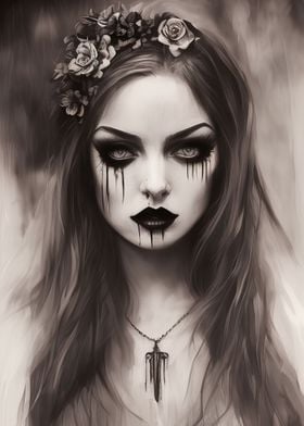 Eerie Gothic girl 