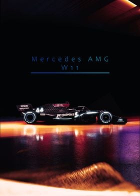 Mercedes AMG W11 F1 Car