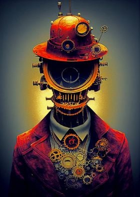 Steampunk Evil Clown  4