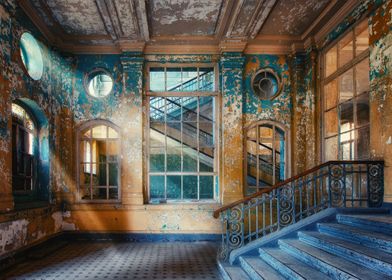 Staircase Abandoned Place