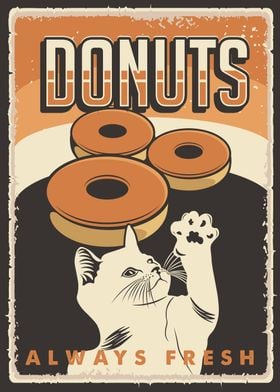 Cat wants donuts