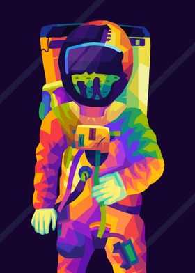 Astronaut Artwork Pop art
