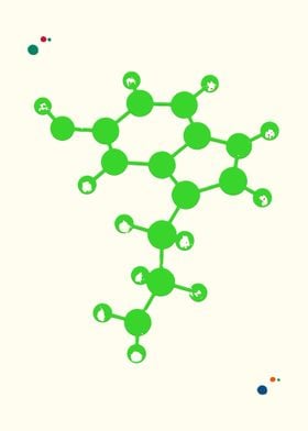 Serotonin Molecule