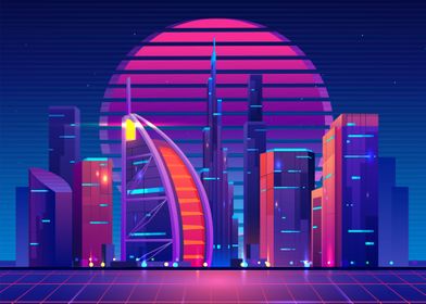 Cityscape Retrowave