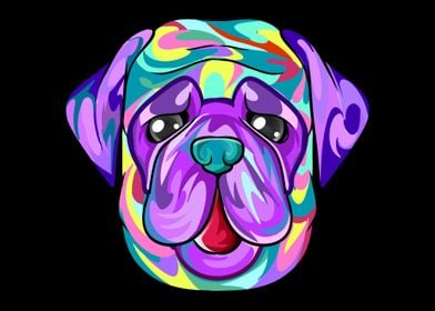 Mastiff Colorful