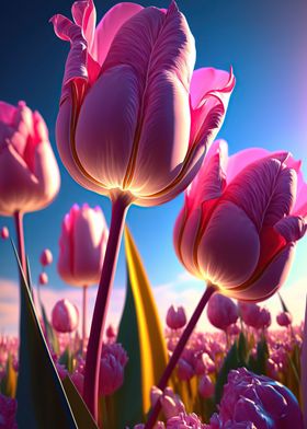 Tulip flowers