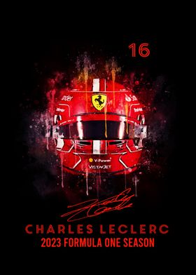 Charles Leclerc Helmet2023