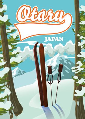Otaru Japan ski art