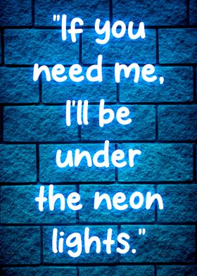 neon quotes 