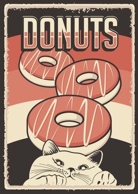 Donuts Cat chef