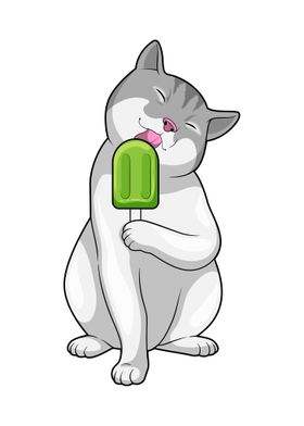 Cat Popsicle