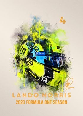 Lando Norris Helmet 2023