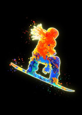 Snowboard Woman 