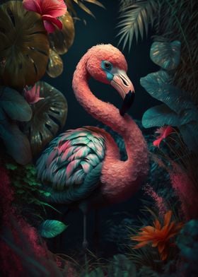 Flamingo Posters Online - Shop Unique Metal Prints, Pictures, Paintings