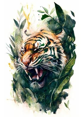 Leaping Tiger