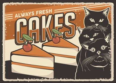 Cakes and cats