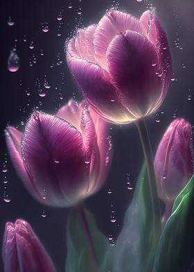 Tulip flowers