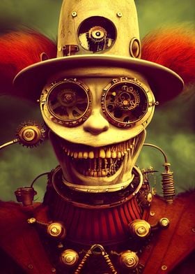 Steampunk Evil Clown  5