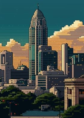 Austin Pixel art