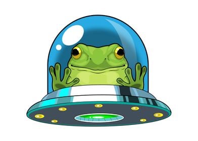 Frog Spaceship Space