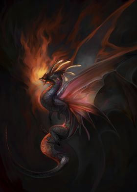 Flame dragon