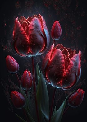 Tulip flowers