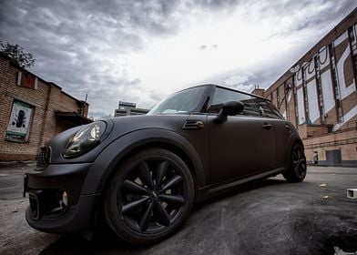 Black Mini Cooper