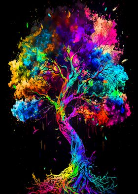 Tree Colorful