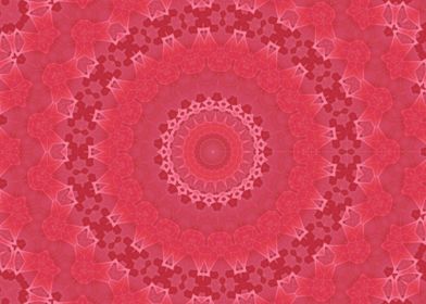 Rose pink Kaleidoscope 6