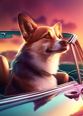 Corgi Sunset Lowrider Car