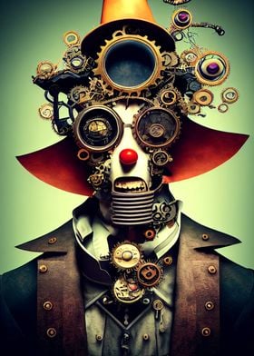 Steampunk Evil Clown 7