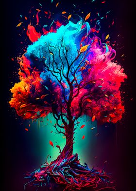 Tree Colorful