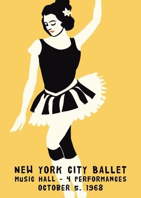 NYC Ballet Poster