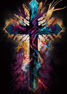 Colorful Cross