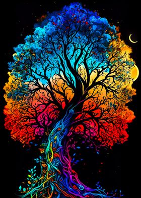 Tree Colorful